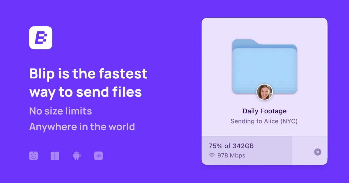BLIP:Mandare un video dall'iPhone a un PC Windows finalmente