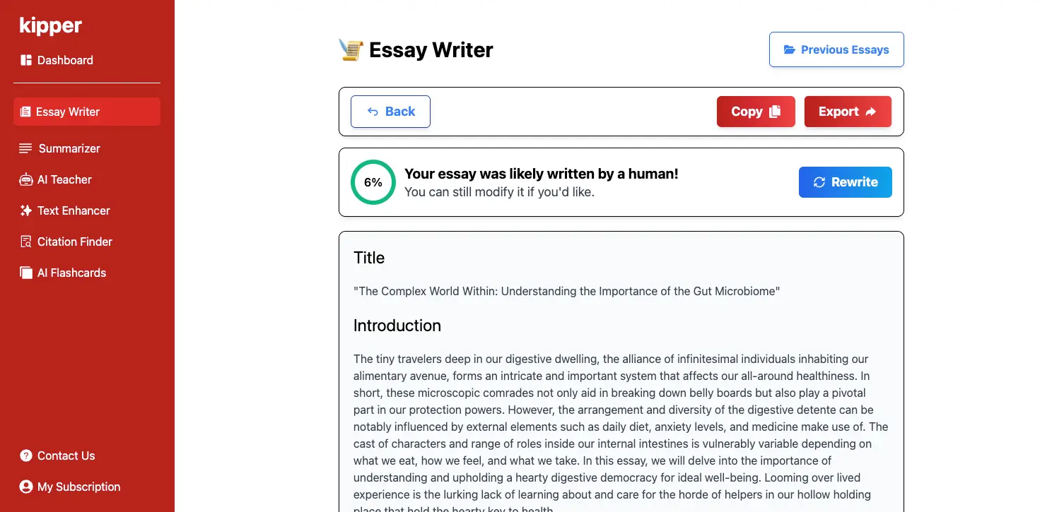 Kipper.AI: Il tuo compagno di studi intelligente