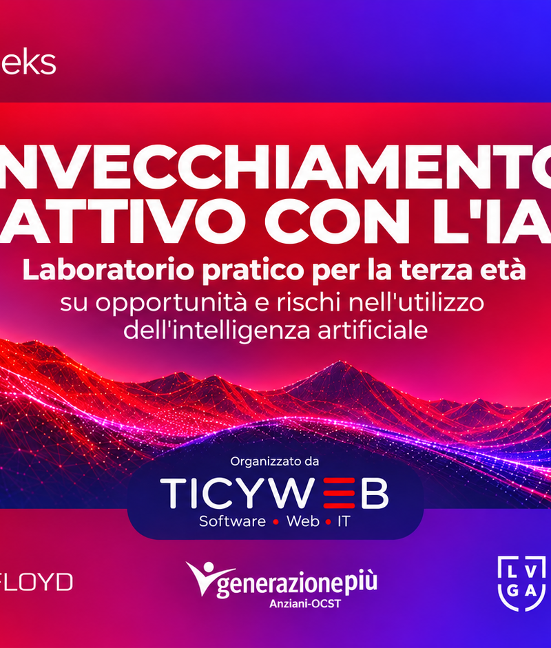 A Lugano 11 Set un evento AI due ore dedicato alla terza età